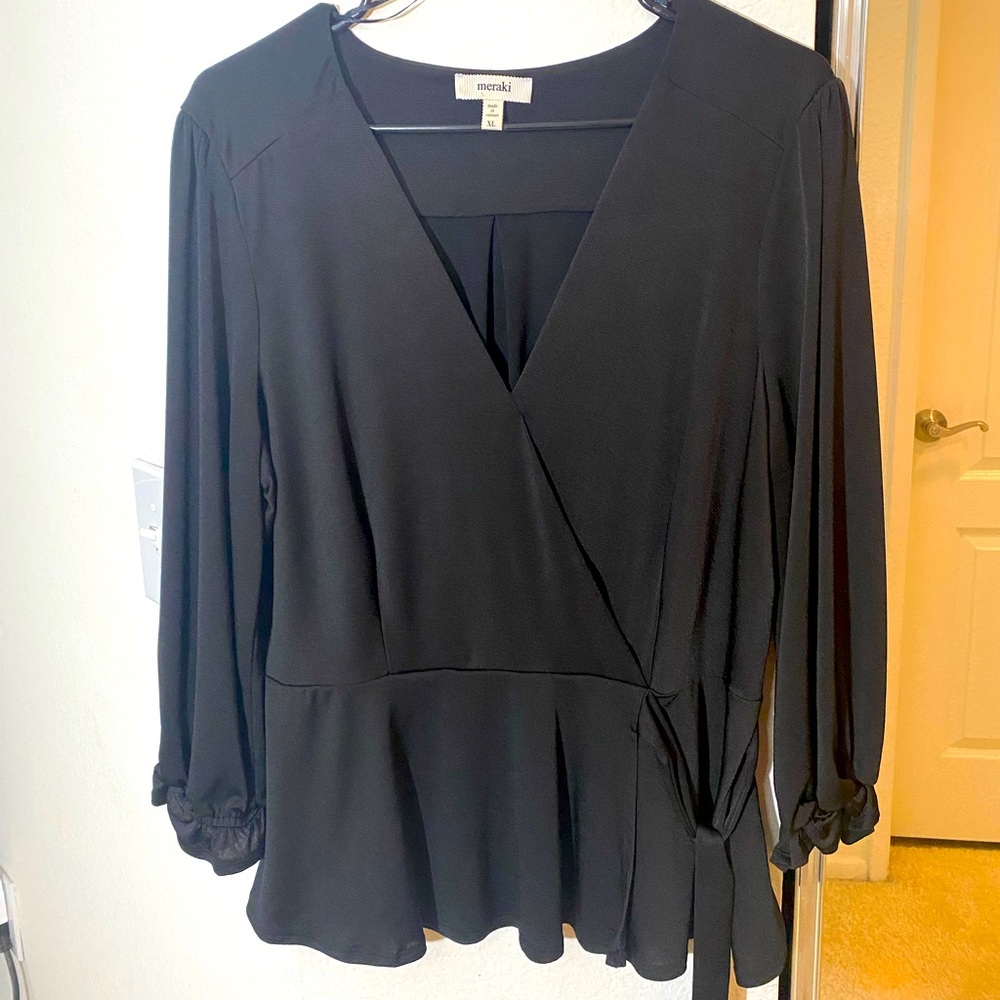 Used once Black Blouse